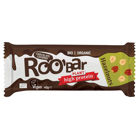 Roobar_Chocolate Hazelnut & Protein Bar 40g-Pack of 4