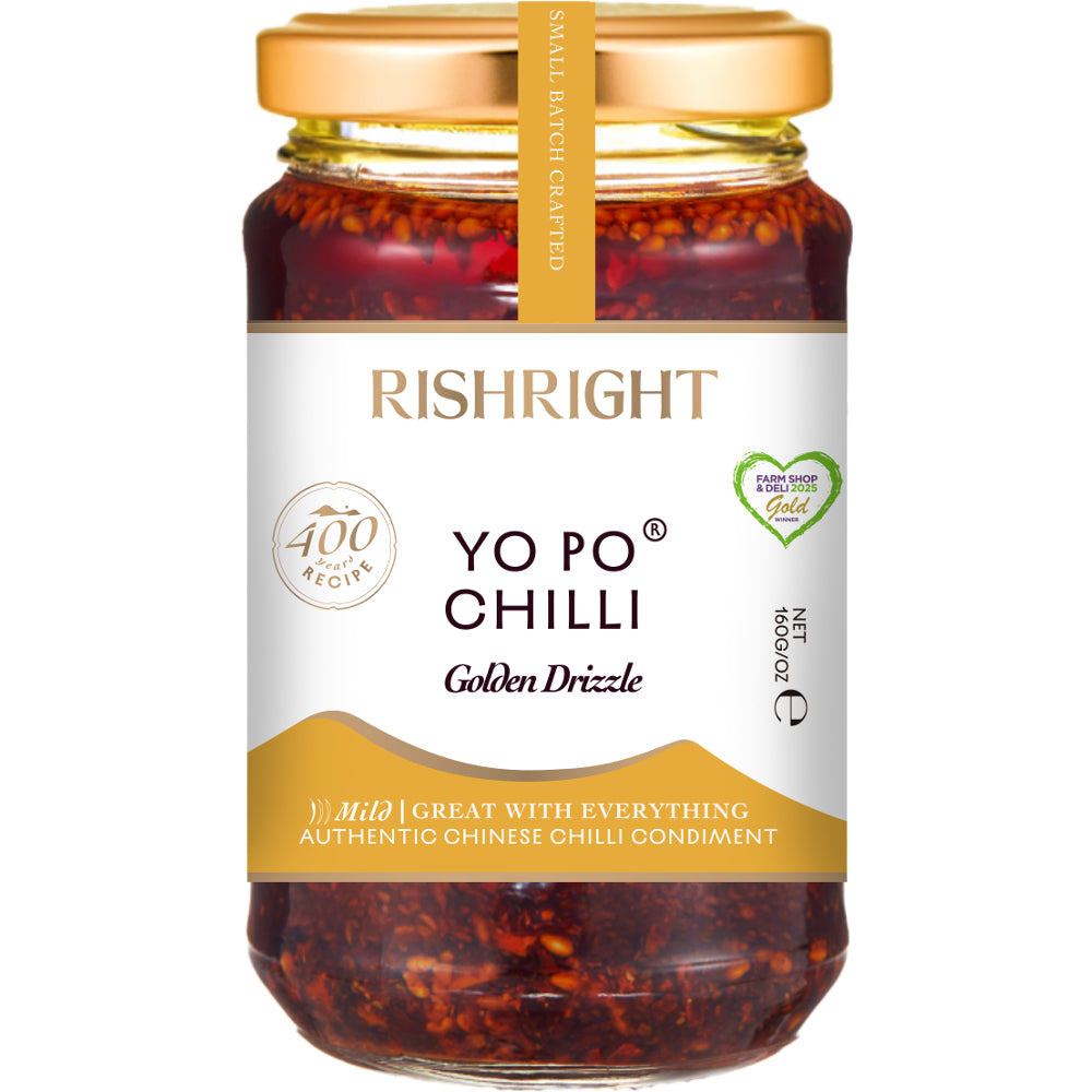 Rishright Yo Po Chilli Golden Drizzle 160g