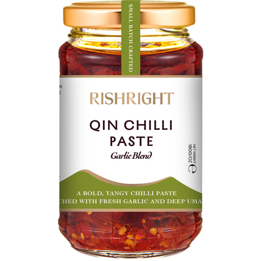 Rishright Garlic Blend Qin Chilli Paste 160g