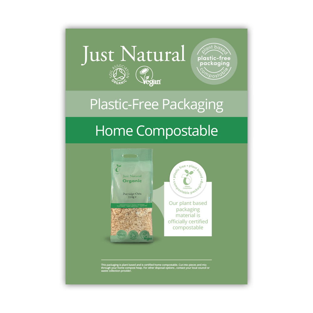 Just Natural 'Plastic Free Packaging' A2 Poster