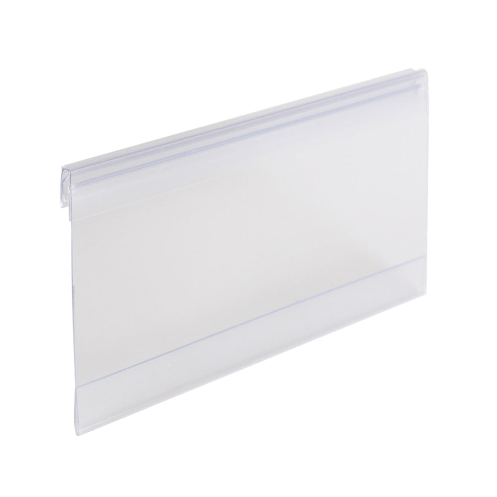 6""x3"" Shelf Talker with Hinge for Scanning Rail