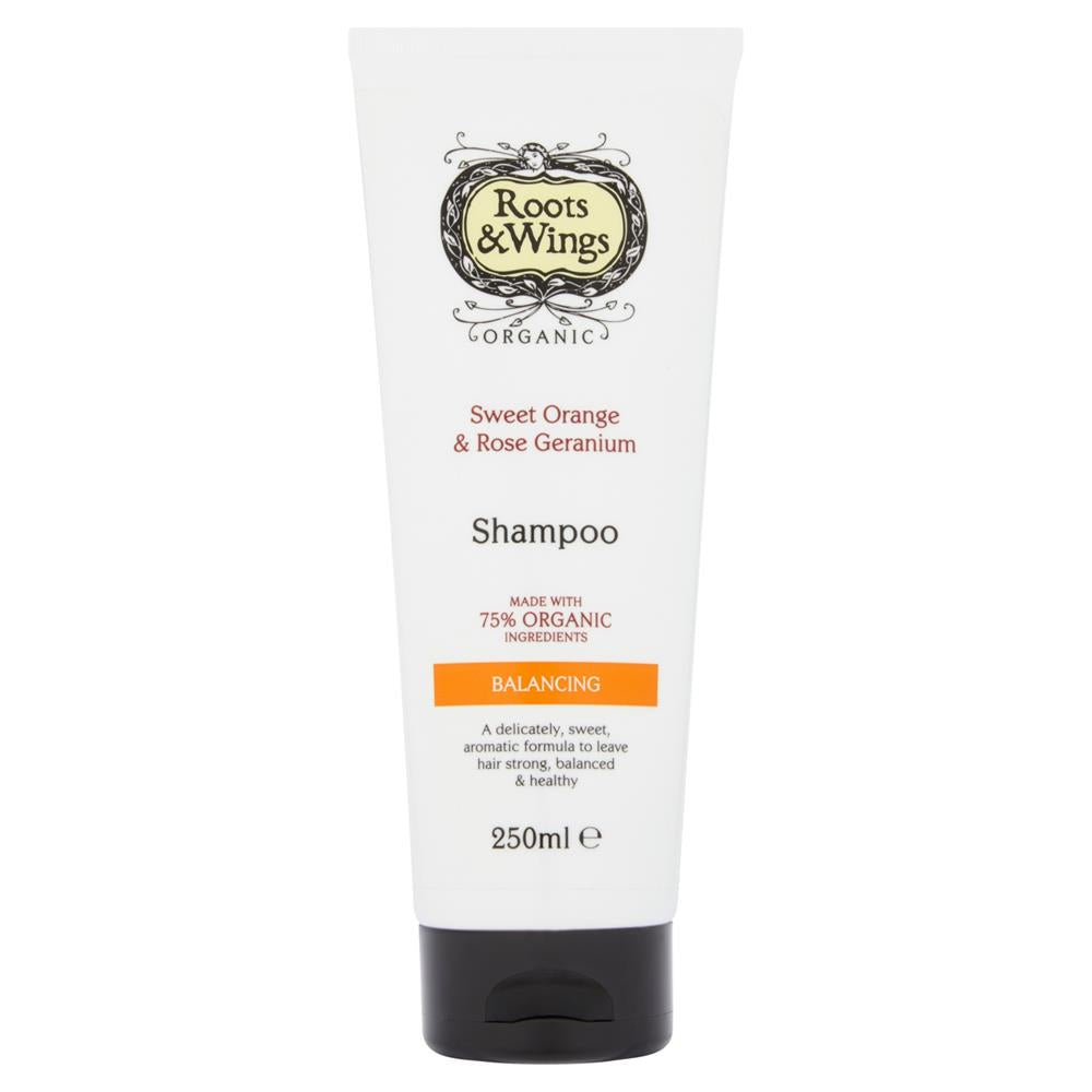 Roots and Wings_Roots & Wings Organic Sweet Orange & Rose Geranium Shampoo