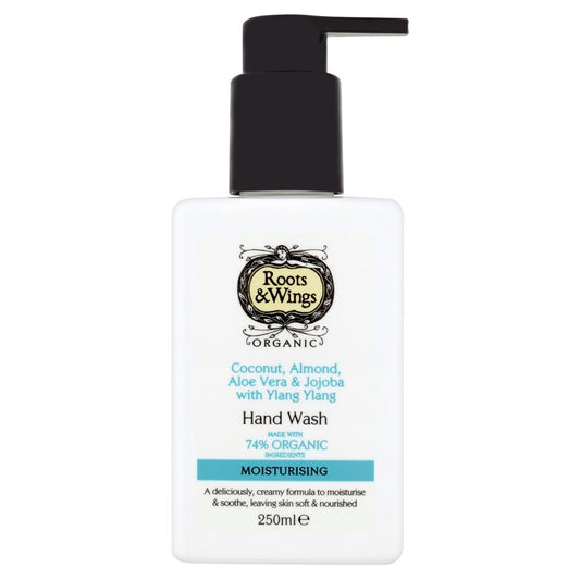 Roots and Wings_Coconut Almond Aloe Vera Ylang Ylang & Jojoba Hand Wash 250ml