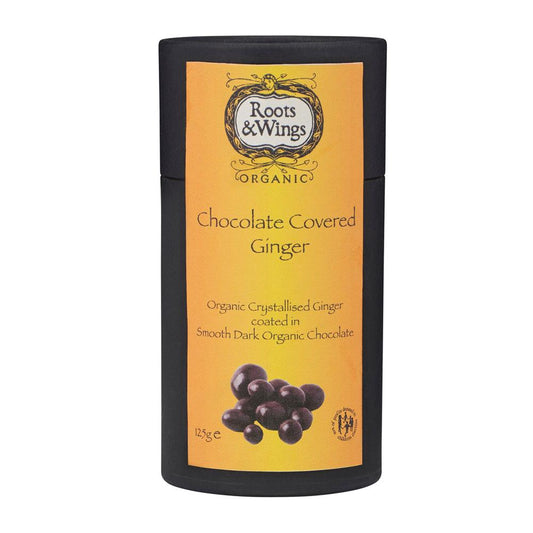 Roots and Wings_Roots & Wings Organic Chocolate Covered Ginger 120g