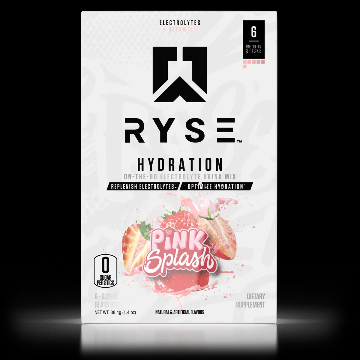 RYSE Hydration Sticks 16x6.4g Blue Raspberry