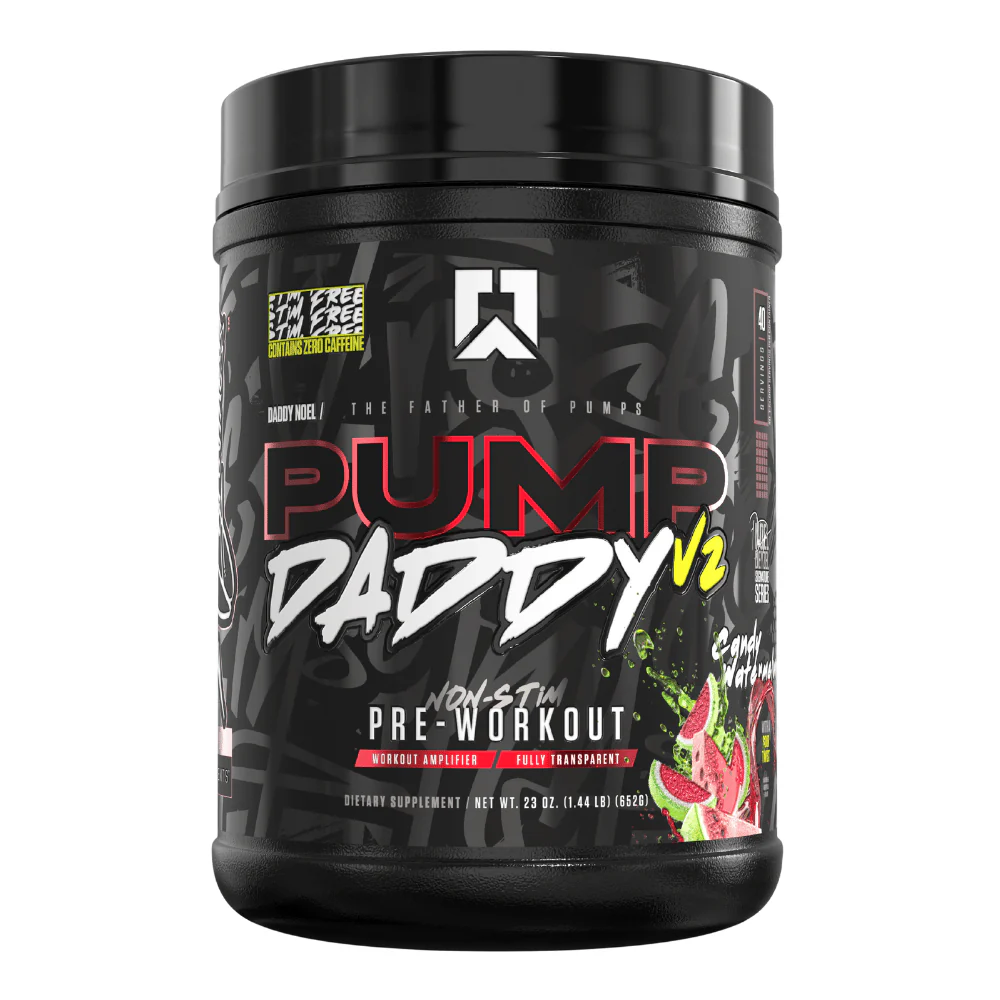 RYSE Pump Daddy V2 Non-Stim Pre-Workout 650g Blue Raspberry