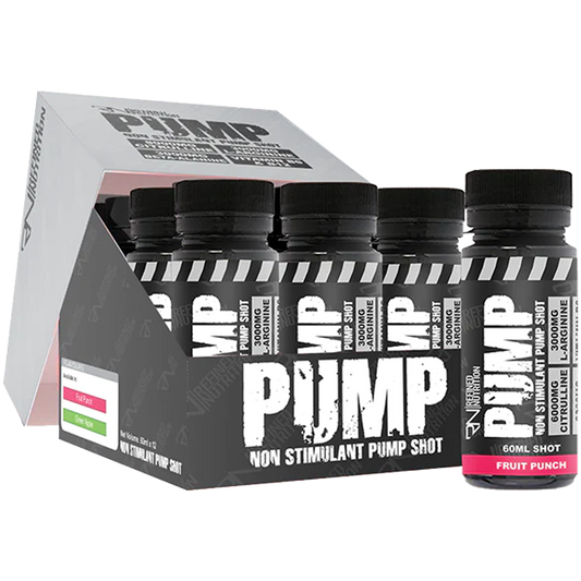 Refined Nutrition PUMP Pre-Workout Shots 12x60ml Fruit Punch