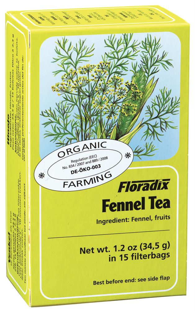 Floradix_Fennel Organic Herbal Tea 15 filterbags