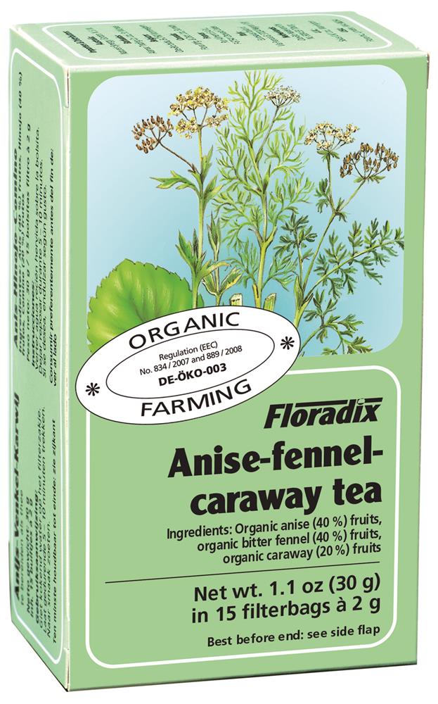 Floradix_Anise Fennel & Caraway Organic Herbal Tea 15 filterbags