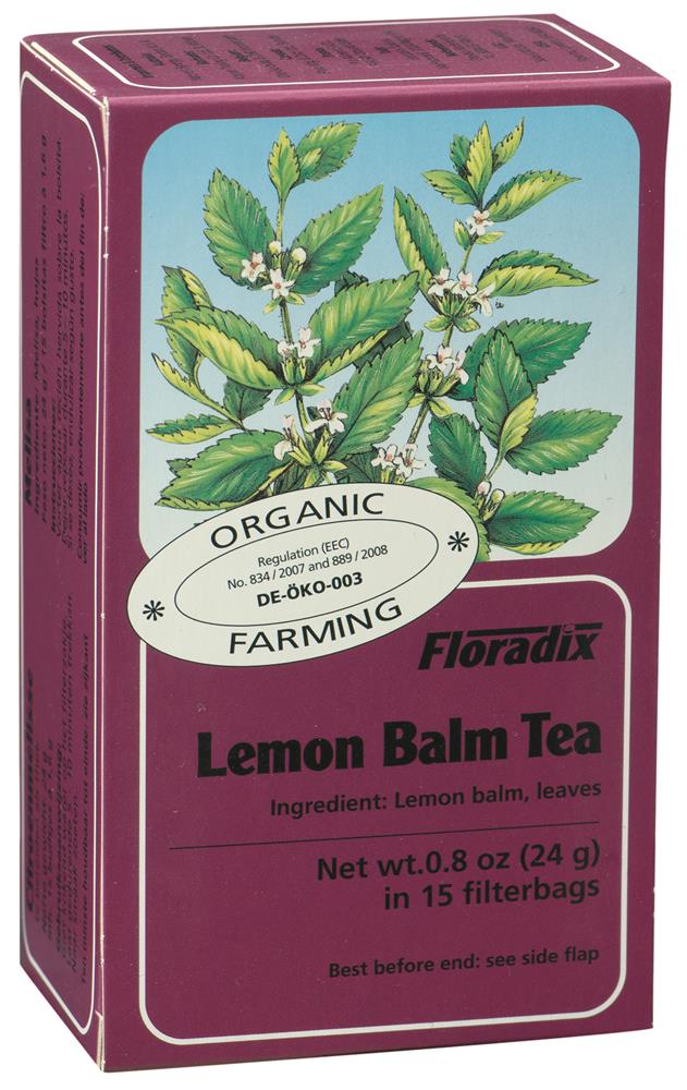 Floradix_Lemon Balm Organic Herbal Tea 15 filterbags