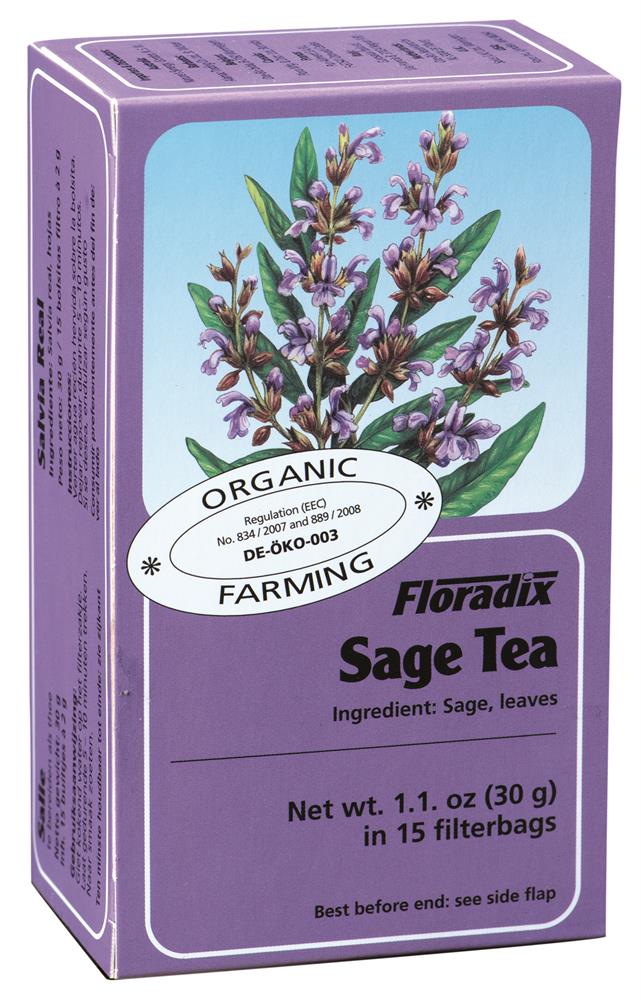 Floradix_Sage Organic Herbal Tea 15 filterbags