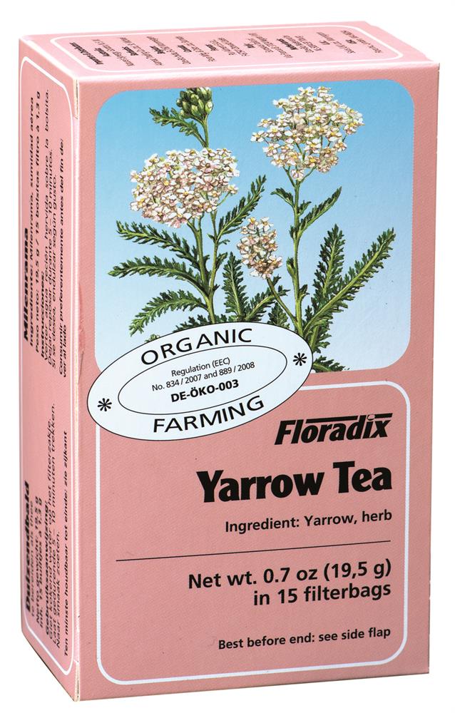 Floradix_Yarrow Organic Herbal Tea 15 filterbags