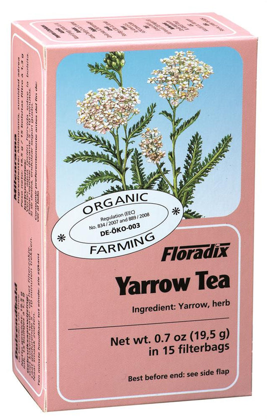 Floradix_Yarrow Organic Herbal Tea 15 filterbags