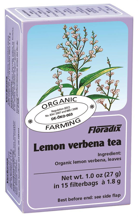 Floradix_Lemon Verbena Organic Herbal Tea 15 filterbags