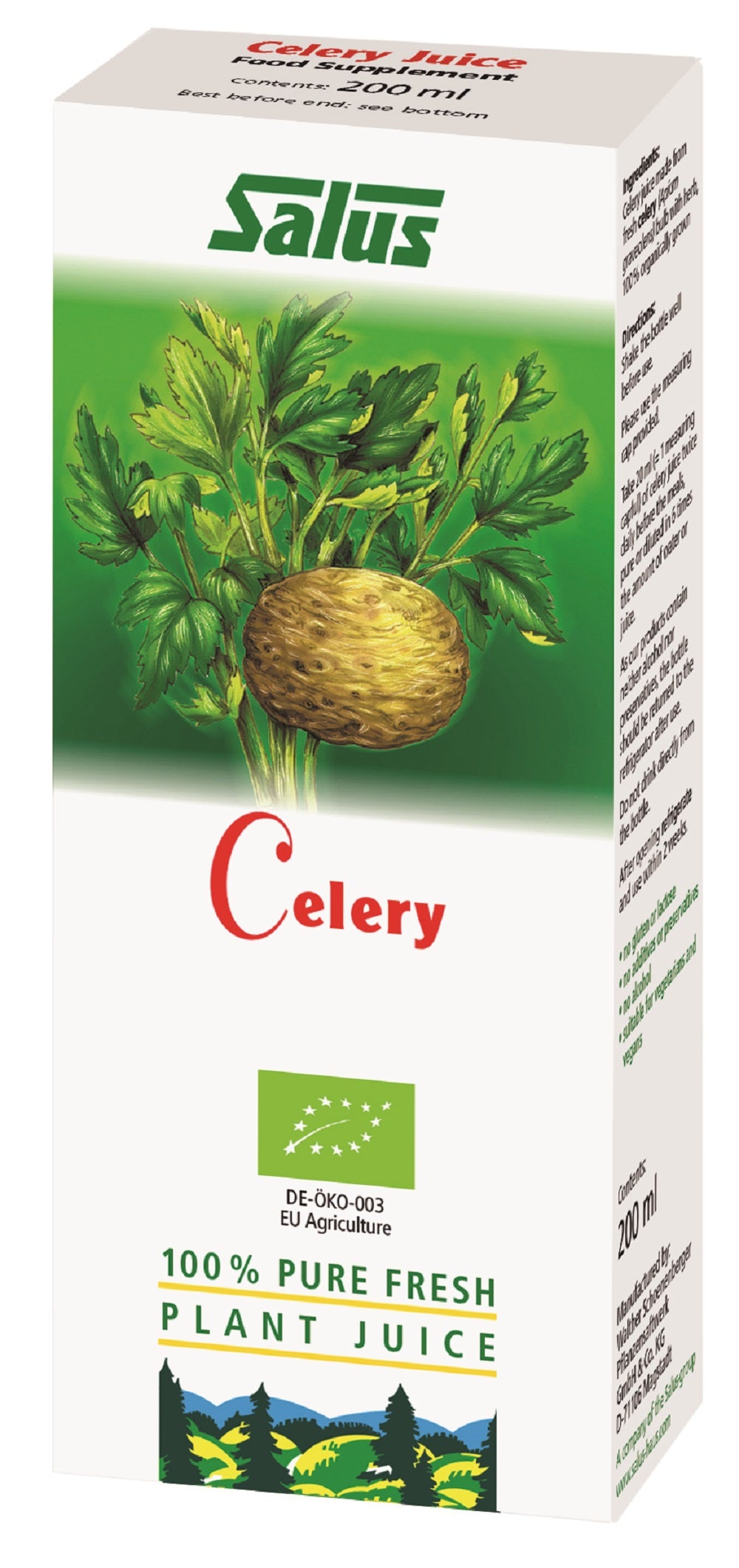 Salus_Celery Organic Fresh Plant Juice 200ml