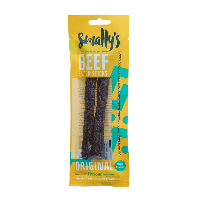 Smally's Beef Snack Sticks 15x40g Original