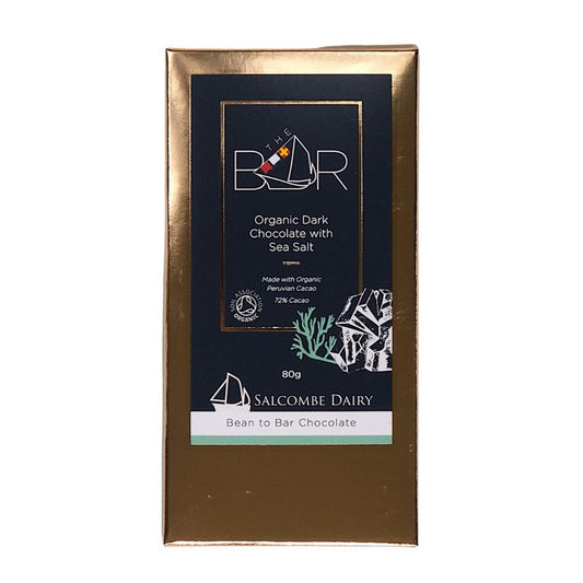 Salcombe Dairy_Dark Seasalt Organic Chocolate Bar 80g