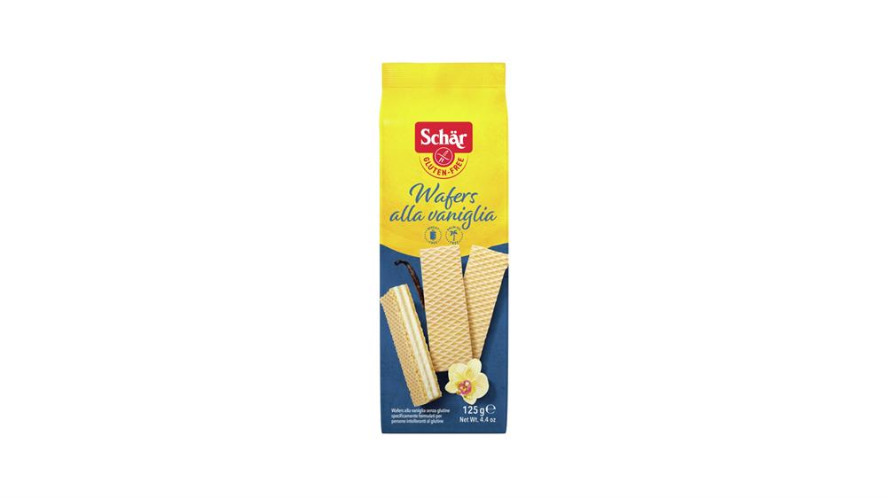 Schar_Gluten Free Vanilla Waffers 125g-Pack of 6