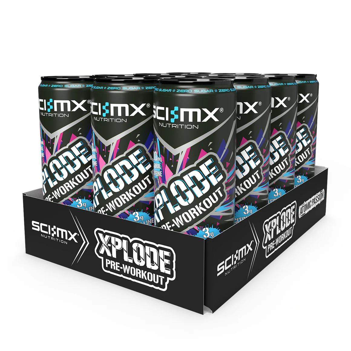 SCI-MX X-PLODE Pre-Workout Energy Drink 12x330ml Original