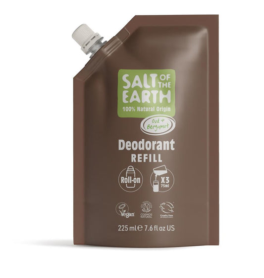 Salt Of the Earth_SOTE Oud & Bergamot Rolll on Refill Pouch 225ml