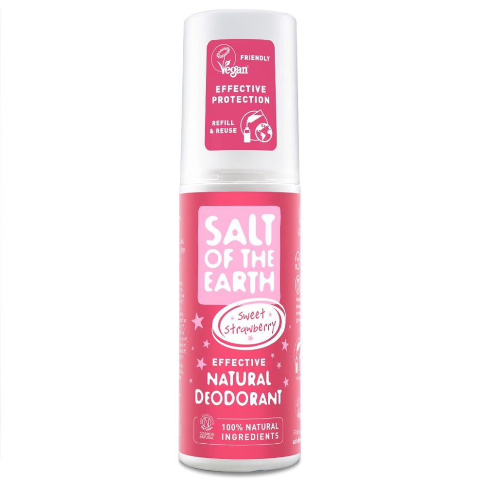 Salt Of the Earth_Sweet Strawberry Natural Deodorant Spray for Girls 100ml