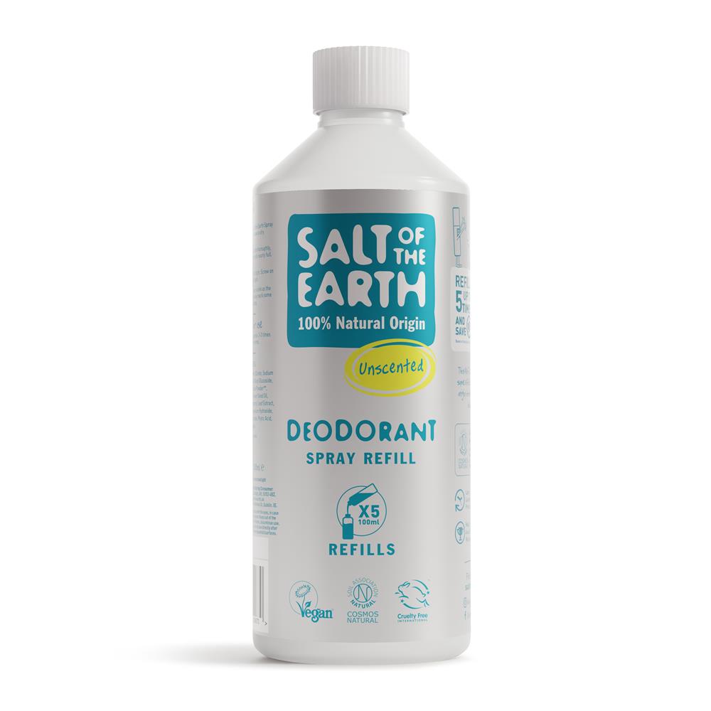 Salt Of the Earth_Unscented Natural Deo Spray Refill