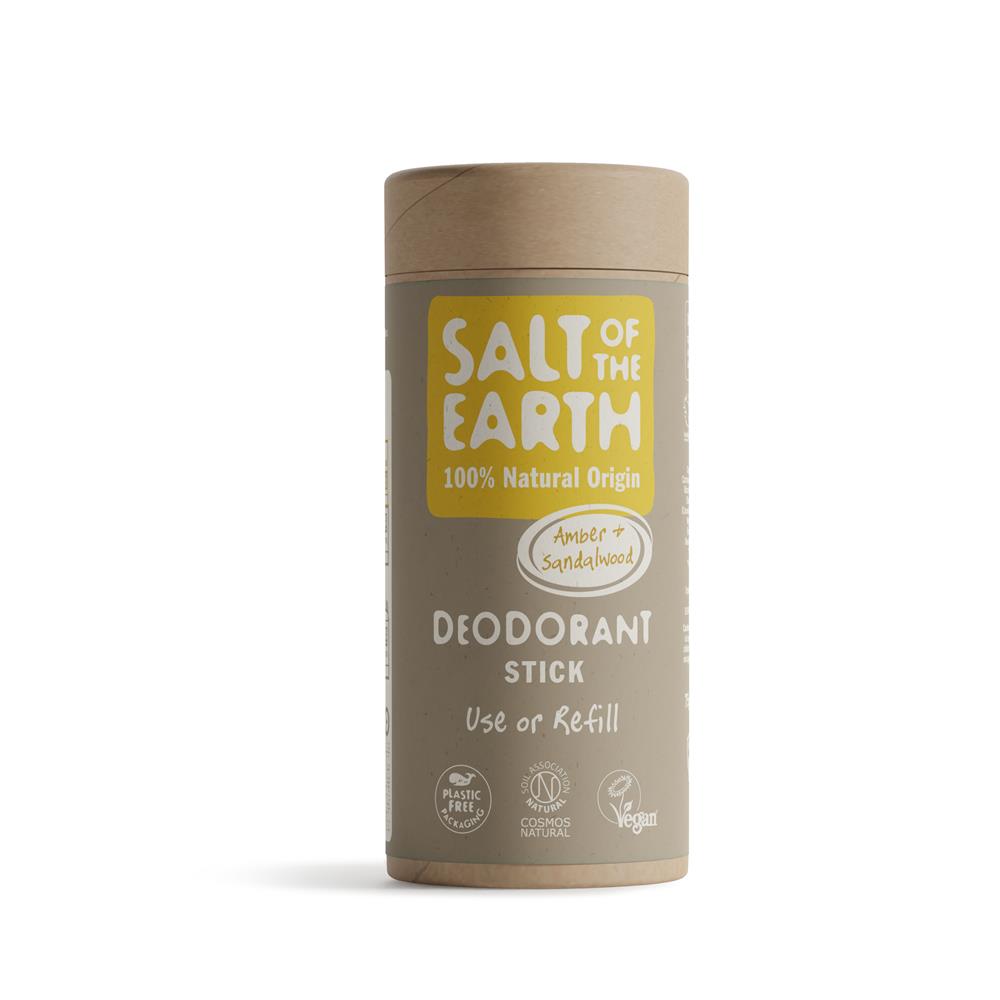 Salt Of the Earth_Amber & Sandalwood Refill Deodorant Stick 75g