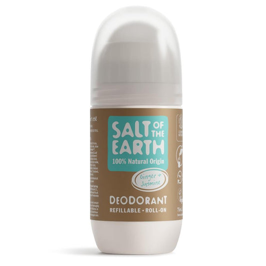 Salt Of the Earth_Ginger & Jasmine Refillable Roll-On Deodorant 75ml