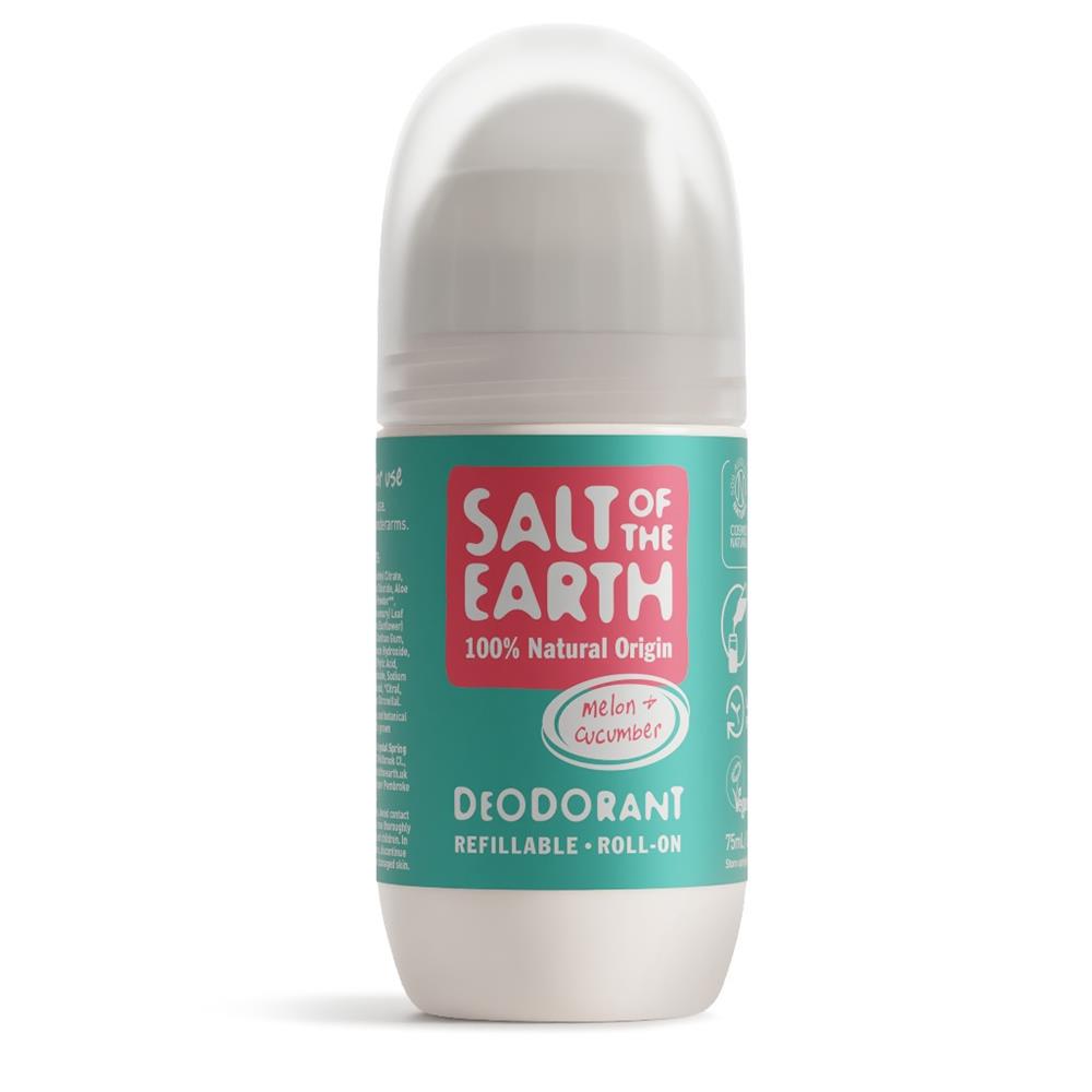 Salt Of the Earth_Melon & Cucumber Refillable Roll-On Deodorant 75ml