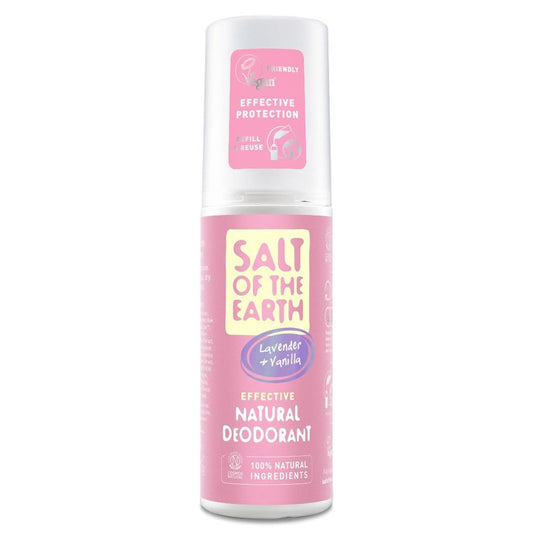 Salt Of the Earth_Lavender & Vanilla Natural Deodorant Spray 100ml