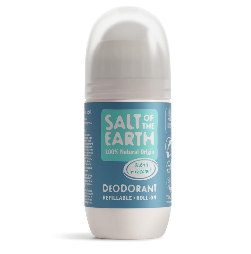 Salt Of the Earth_Ocean & Coconut Refillable Roll-On Deodorant 75ml