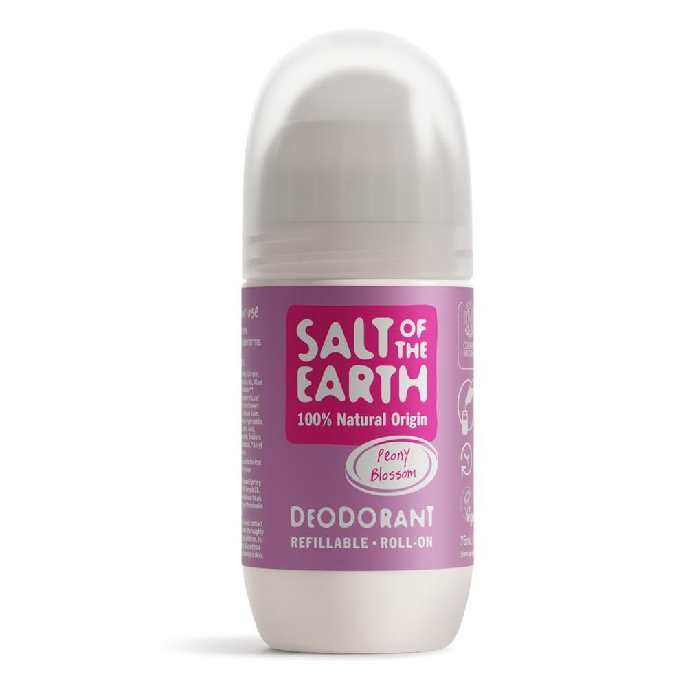 Salt Of the Earth_Peony Blossom Refillable Roll-On Deodorant 75ml