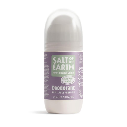 Salt Of the Earth_Clary Sage & Mint Refillable Roll On 75ml