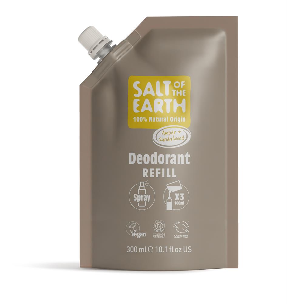 Salt Of the Earth_SOTE Amber & Sandalwood Spray Refill Pouch 300ml