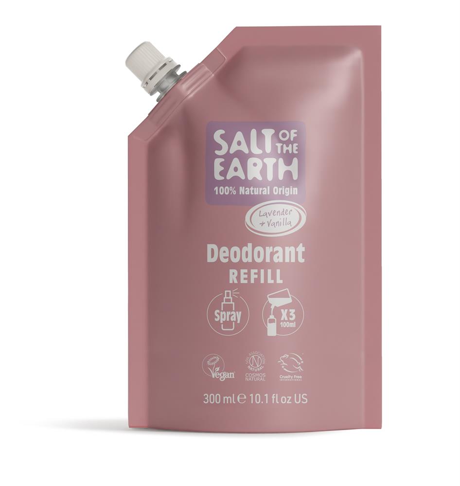 Salt Of the Earth_SOTE Lavender & Vanilla Spray Refill Pouch 300ml