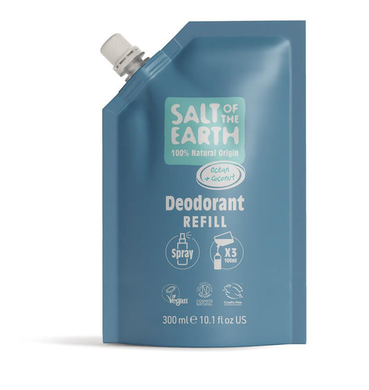 Salt Of the Earth_SOTE Ocean Coconut Spray Refill Pouch 300ml