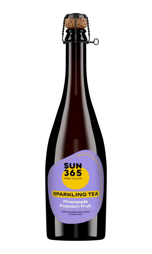 SUN365_Sparkling Tea Pineapple & Passion fruit 750ml