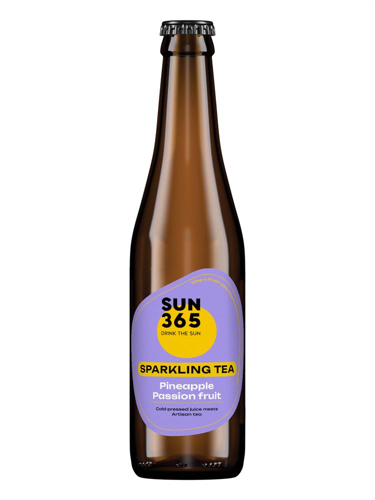 SUN365_Sparkling Tea Pineapple & Passion Fruit 330ml-pack of 2