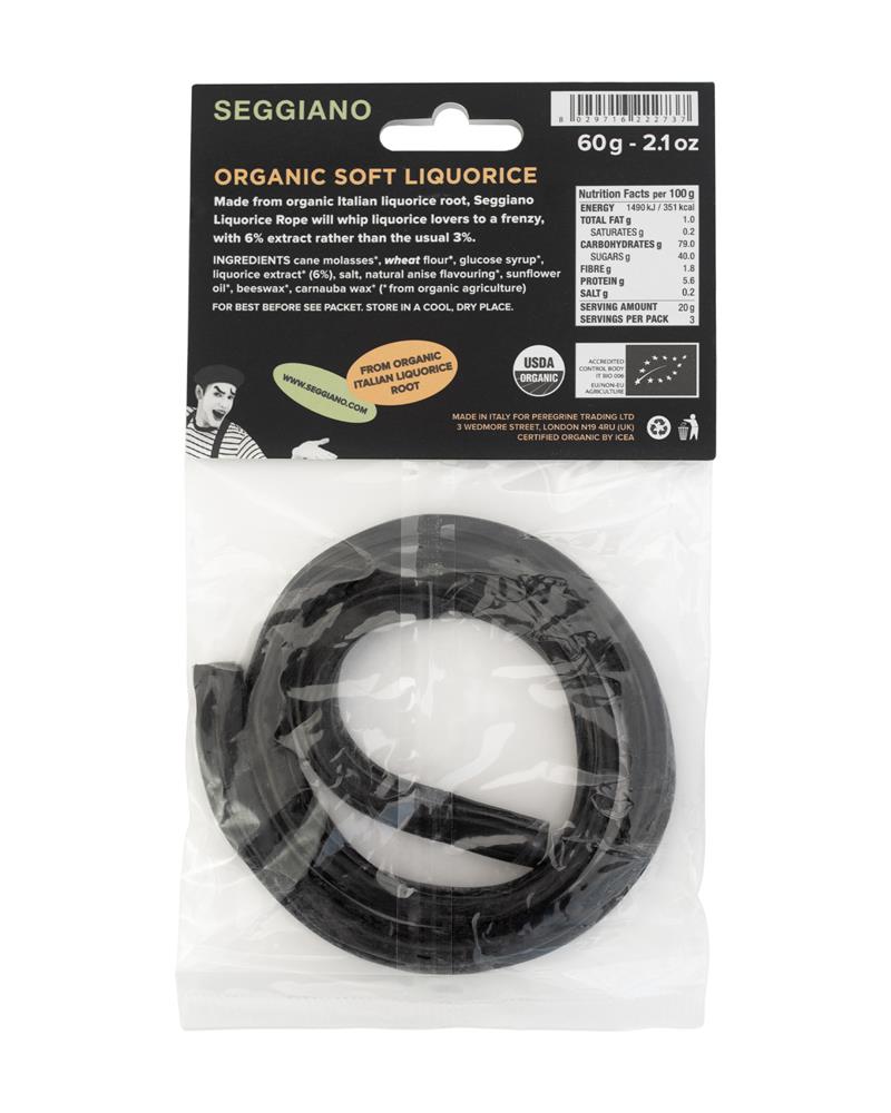 Seggiano_Organic Liquorice Ropes 60g-Pack of 4