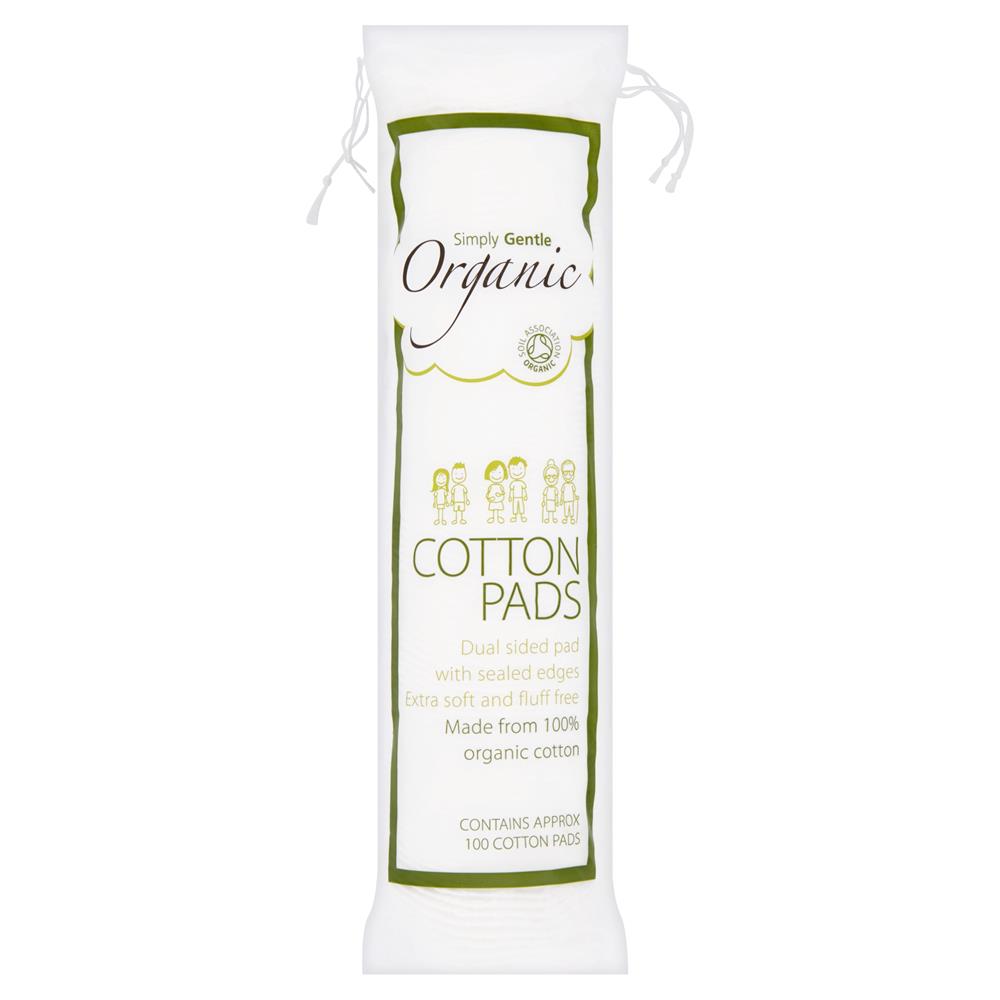 Simply Gentle_Organic Cotton Cosmetic Pads 100's