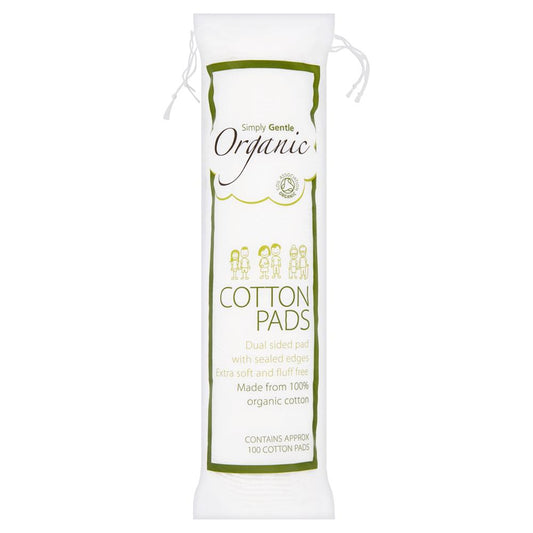 Simply Gentle_Organic Cotton Cosmetic Pads 100's