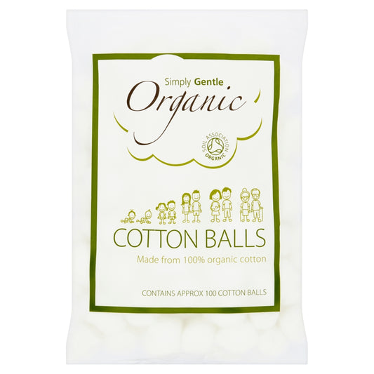 Simply Gentle_Organic Cotton Balls 100 Balls