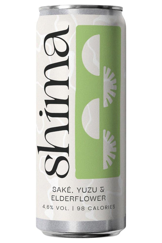 Shima Drinks_Yuzu & Elderflower Sake Spritz Slim Can 250ml-pack of 2
