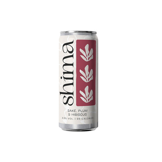 Shima Drinks_Sake Spritz Plum & Hibiscus - Slim Can 250ml-pack of 2