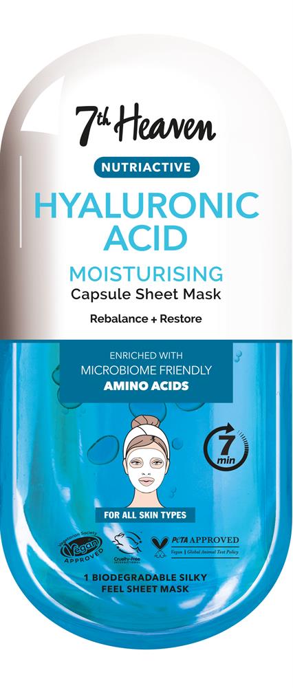 7th Heaven_Nutriactive Hyaluronic Sheet Mask-Pack of 2