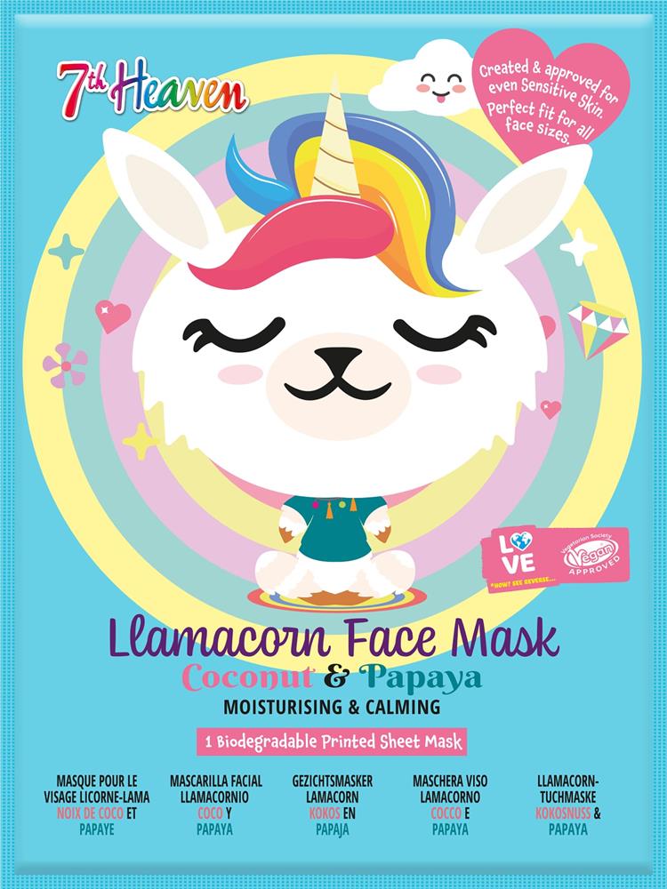 7th Heaven_Llamacorn Animals Face Sheet Mask