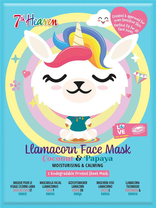 7th Heaven_Llamacorn Animals Face Sheet Mask