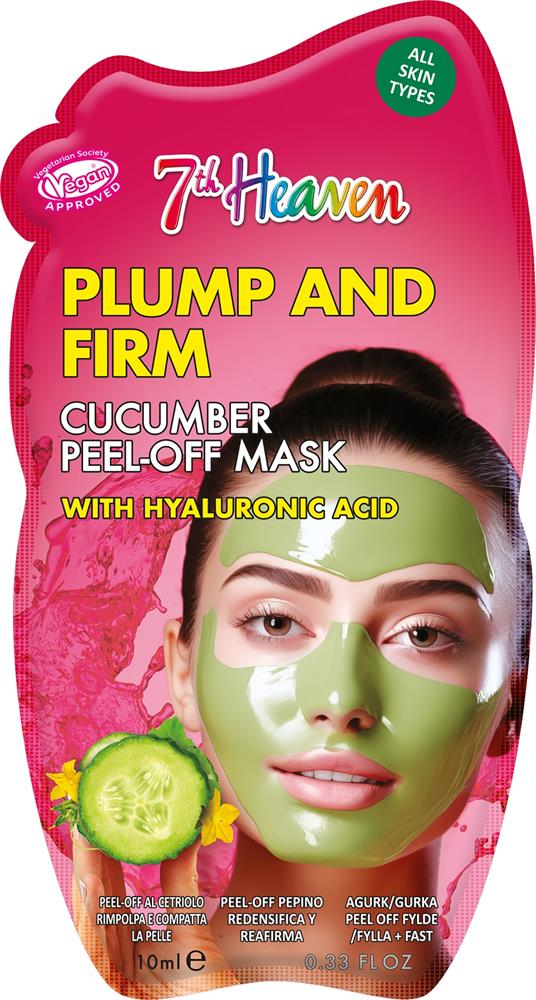 7th Heaven_Cucumber Peel-Off with Hyaluronic Acid Face Mask