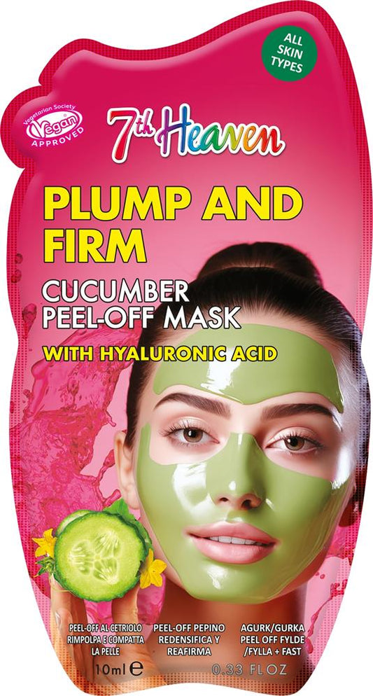 7th Heaven_Cucumber Peel-Off with Hyaluronic Acid Face Mask