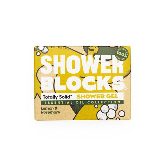 Shower Blocks_solid shower gel in Lemon & Rosemary 100g